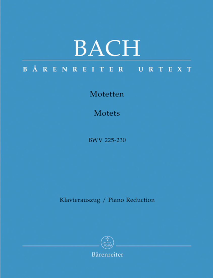 Motets BWV 225-230 - Bach/Ameln - Vocal Score - Book