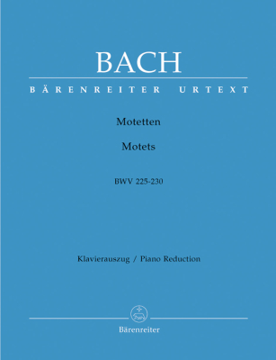 Baerenreiter Verlag - Motets BWV225-230 Bach, Ameln Partition vocale matresse Livre
