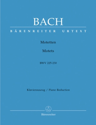 Baerenreiter Verlag - Motets BWV 225-230 - Bach/Ameln - Vocal Score - Book