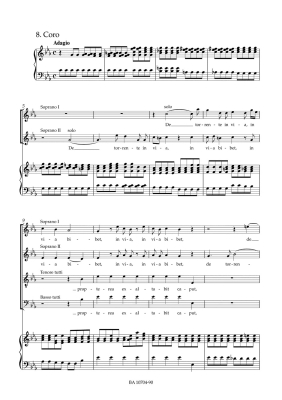 Dixit Dominus HWV 232 (Psalm 109) - Handel/Marx - Vocal Score - Book