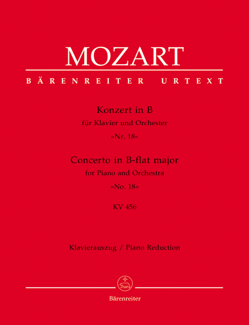 Concerto for Piano and Orchestra no. 18 in B-flat major K. 456 - Mozart/Badura-Skoda - Piano Reduction - Book
