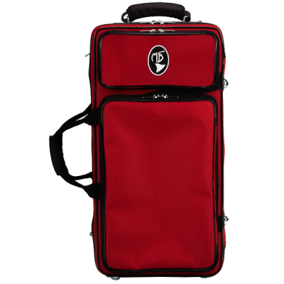 Nylon Double Case for Trumpet and Flugelhorn - Red