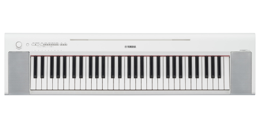 Yamaha - Piaggero NP-15 61-Key Digital Piano w/Adaptor - White