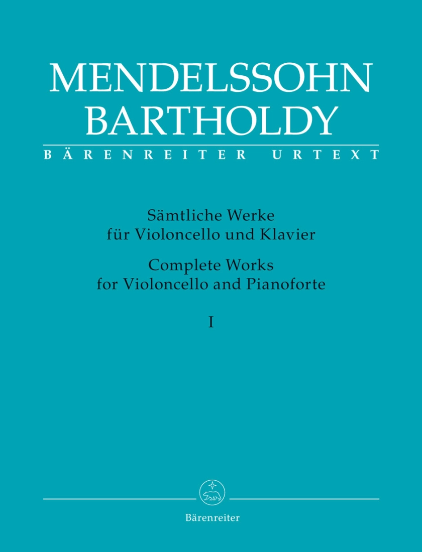 Complete Works for Violoncello and Pianoforte, Volume 1 - Mendelssohn/Todd - Score/Part