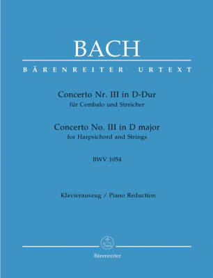 Baerenreiter Verlag - Concerto for Harpsichord and Strings no. 3 in D major BWV 1054 - Bach/Breig - Piano/Piano Reduction (2 Pianos, 4 Hands)