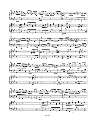 Concerto for Harpsichord and Strings no. 4 in A major BWV 1055 - Bach/Breig - Piano/Piano Reduction (2 Pianos, 4 Hands)