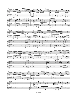 Concerto for Harpsichord and Strings no. 4 in A major BWV 1055 - Bach/Breig - Piano/Piano Reduction (2 Pianos, 4 Hands)