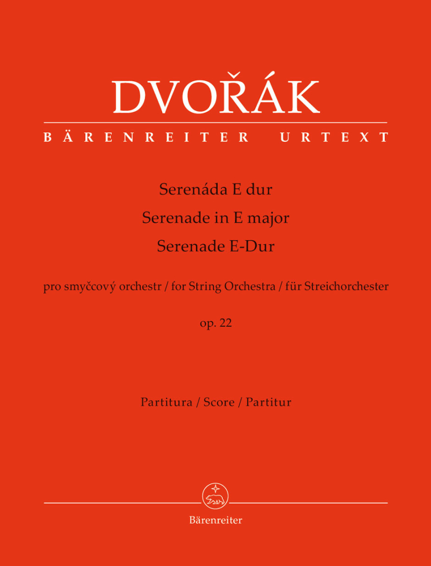 Serenade for String Orchestra in E major op. 22 - Dvorak/Tait - Full Score - Book