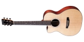 Martin Guitars - 000CJr-10E Spruce\/Sapele Cutaway Acoustic\/Electric Guitar - Left-Handed