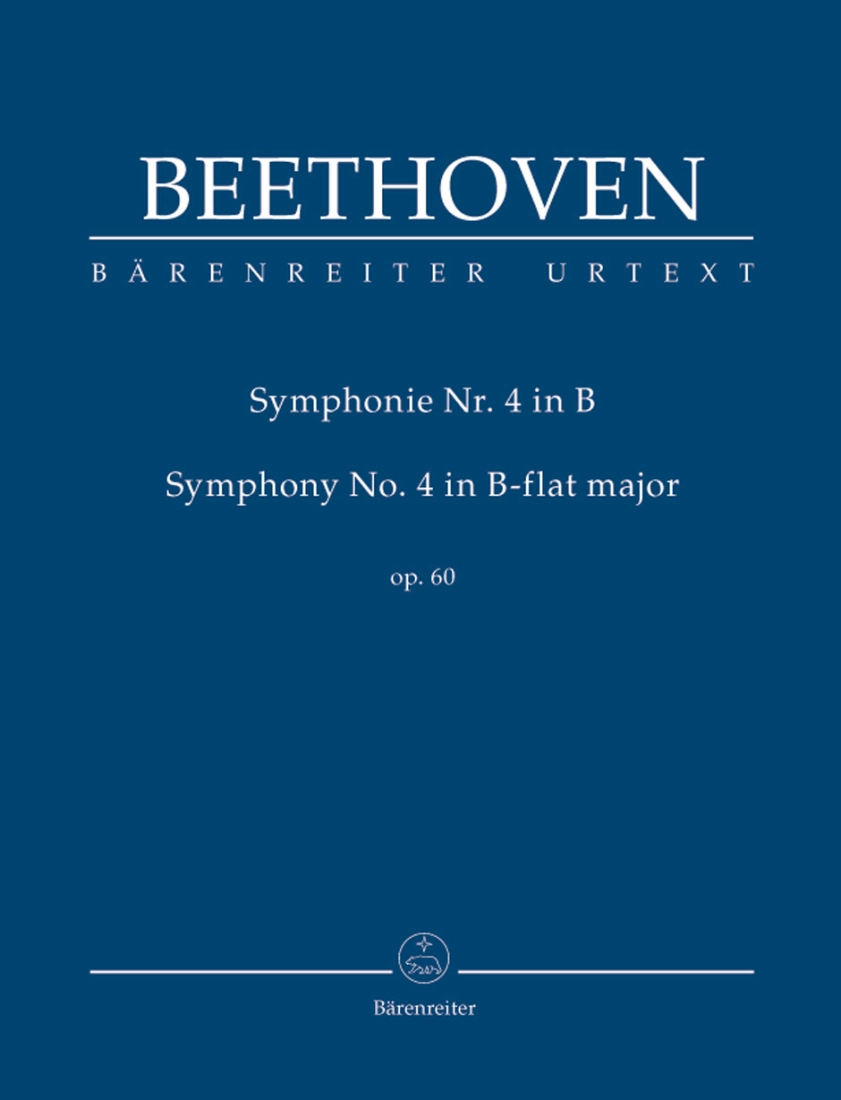 Symphony no. 4 in B-flat major op. 60 - Beethoven/Del Mar - Study Score - Book