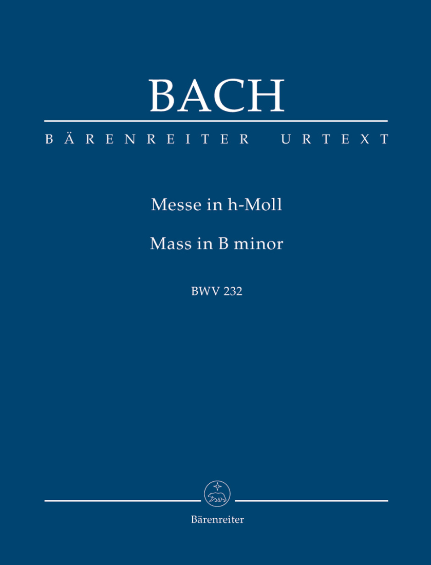 Mass in B minor BWV 232 (Revised Version) - Bach/Wolf - Study Score - Book