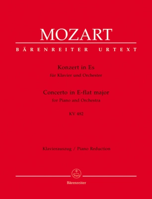 Baerenreiter Verlag - Concerto no. 22 in E-flat major K. 482 - Mozart/Engel/Heussner - Piano/Piano Reduction (2 Pianos, 4 Hands) - Book