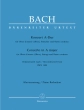 Baerenreiter Verlag - Concerto for Oboe damore (Oboe), Strings and Basso continuo in A major - Bach\/Fischer - Oboe\/Piano Reduction - Book