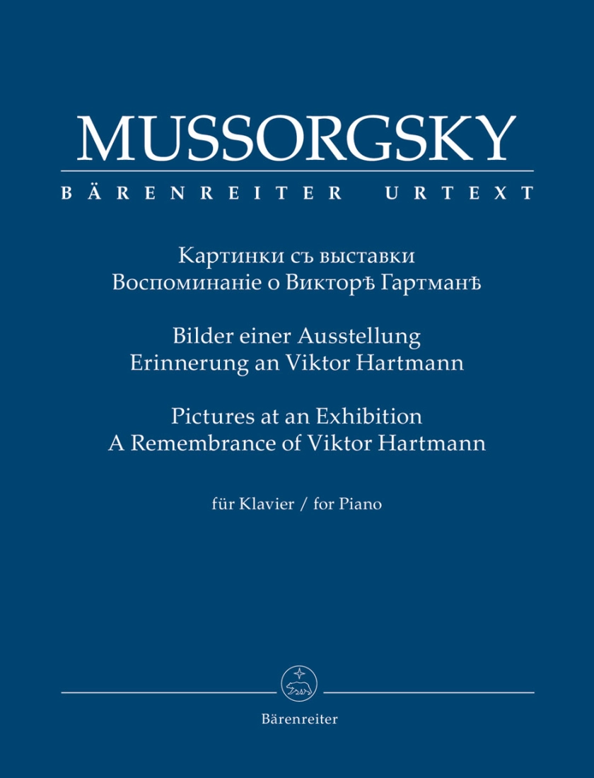 Pictures at an Exhibition: A Remembrance of Viktor Hartmann - Mussorgsky/Flamm - Piano - Book