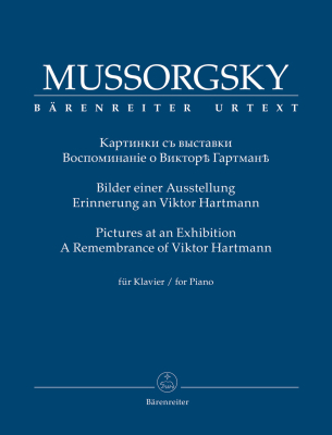 Baerenreiter Verlag - Pictures at an Exhibition: A Remembrance of Viktor Hartmann - Mussorgsky/Flamm - Piano - Book
