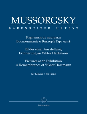 Baerenreiter Verlag - Pictures at an Exhibition: A Remembrance of Viktor Hartmann - Mussorgsky/Flamm - Piano - Book