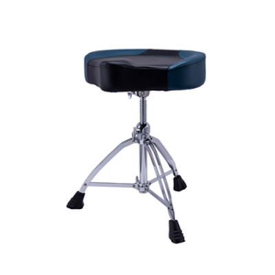 Mapex - T855 Saddle Top Double-Braced Drum Throne - Blue Leather