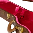 Lifton Historic \'\'5-Latch\'\' Les Paul Hardshell Case - Brown/Pink