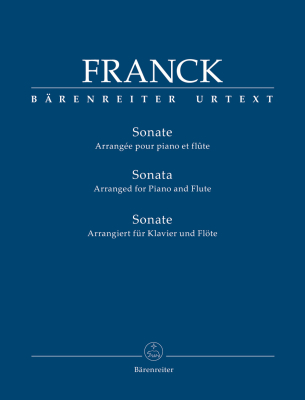 Baerenreiter Verlag - Sonata - Franck/Woodfull-Harris - Arrangement for Flute/Piano - Book