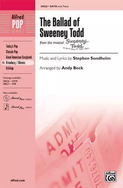 The Ballad of Sweeney Todd (from the musical <i>Sweeney Todd</i>)