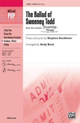 Alfred Publishing - The Ballad of Sweeney Todd (from the musical <i>Sweeney Todd</i>)