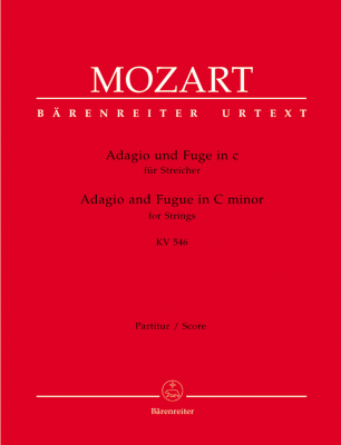 Baerenreiter Verlag - Adagio and Fugue for Strings in C minor K. 546 - Mozart/Plath - Score/Parts