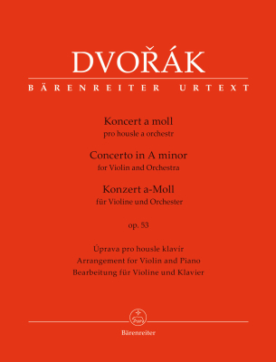 Concerto for Violin and Orchestra in A minor op. 53 - Dvorak/Cividini - Violin/Piano Reduction - Book