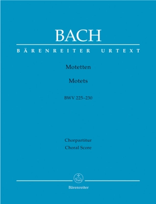 Baerenreiter Verlag - Motets BWV 225-230 - Bach/Ameln - Choral Score - Book