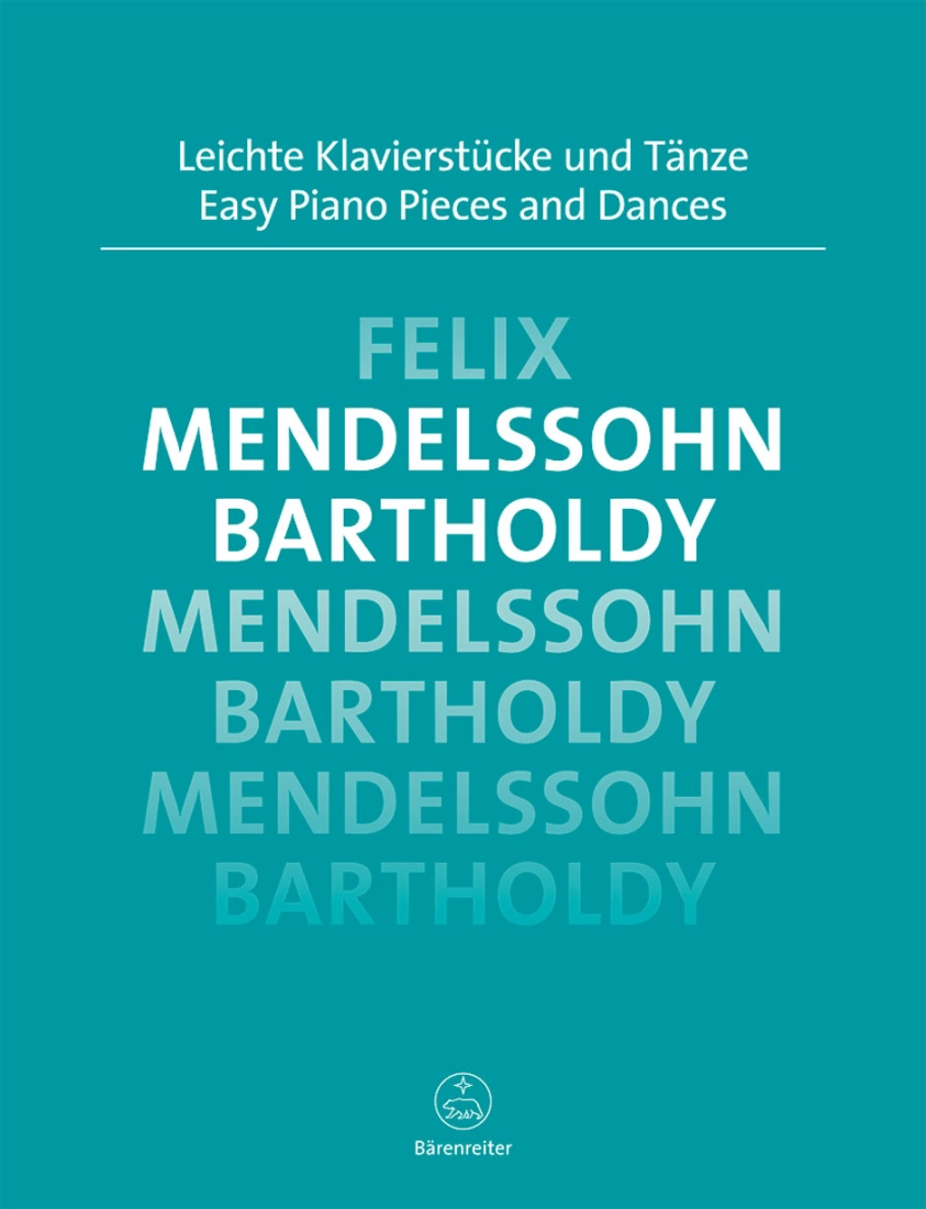 Easy Piano Pieces and Dances - Mendelssohn/Topel - Piano - Book