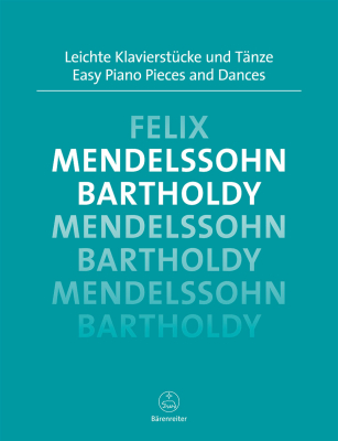 Baerenreiter Verlag - Easy Piano Pieces and Dances - Mendelssohn/Topel - Piano - Book