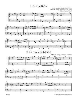 Easy Piano Pieces and Dances - Handel/Topel - Piano - Book