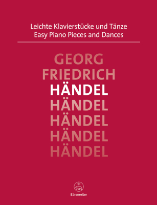 Baerenreiter Verlag - Easy Piano Pieces and Dances - Handel/Topel - Piano - Book