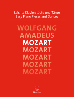 Baerenreiter Verlag - Easy Piano Pieces and Dances - Mozart/Topel - Piano - Book