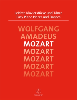 Baerenreiter Verlag - Easy Piano Pieces and Dances - Mozart/Topel - Piano - Book