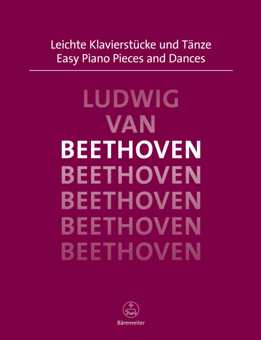 Easy Piano Pieces and Dances - Beethoven/Topel - Piano - Book