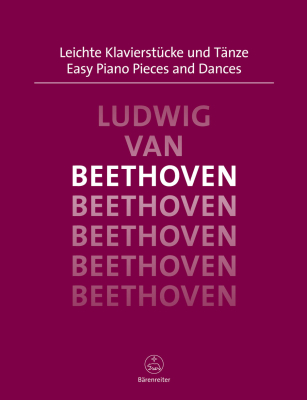 Baerenreiter Verlag - Easy Piano Pieces and Dances - Beethoven/Topel - Piano - Book