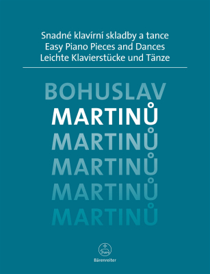 Baerenreiter Verlag - Easy Piano Pieces and Dances - Martinu/Berna - Piano - Book