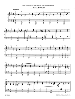 Easy Piano Pieces and Dances - Martinu/Berna - Piano - Book