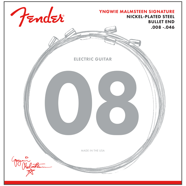 Yngwie Malmsteen Signature Electric Guitar Strings, Nickel-Plated Steel - .008-.046 Gauges
