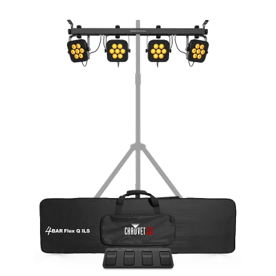 Chauvet DJ - 4Bar Flex Q ILS - Complete RGBA LED Wash Lighting System