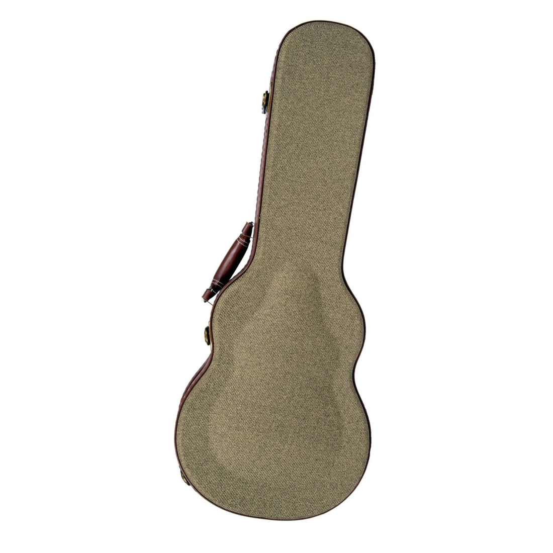 Tenor Ukulele Archtop Hard Case - Olive Tweed