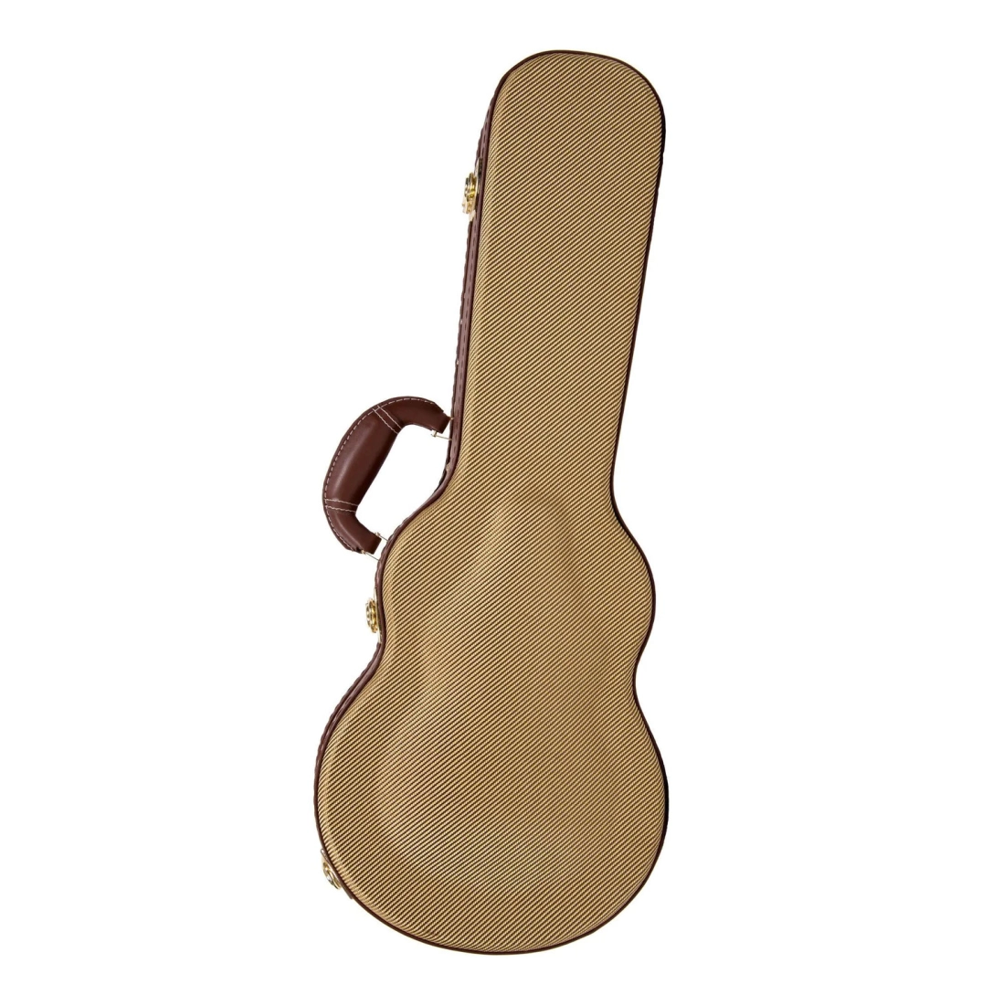 Concert Ukulele Archtop Hard Case - Tweed