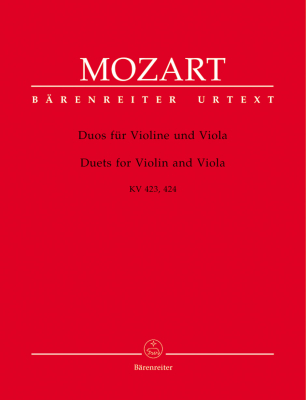 Baerenreiter Verlag - Duos pour violon et alto, K.423, 424 Mozart, Berke Violon et alto Partition de chef et partitions individuelles