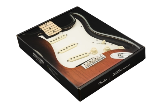 Pre-Wired Strat Pickguard, Custom Shop Custom \'69 SSS, 11 Hole - Parchment