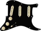 Fender - Pre-Wired Strat Pickguard, Tex-Mex SSS, 11 Hole - Black