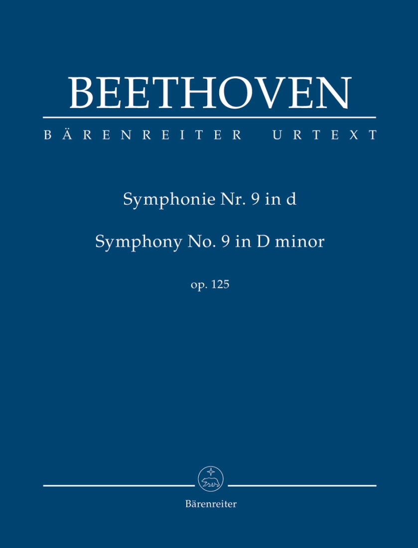 Symphony no. 9 in D minor op. 125 - Beethoven/Del Mar - Study Score - Book