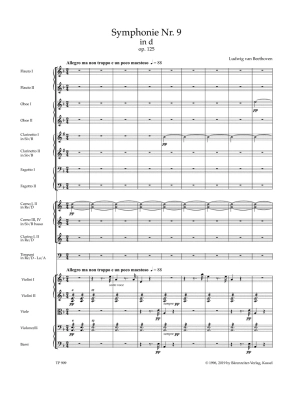 Symphony no. 9 in D minor op. 125 - Beethoven/Del Mar - Study Score - Book