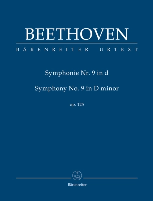 Baerenreiter Verlag - Symphony no. 9 in D minor op. 125 - Beethoven/Del Mar - Study Score - Book