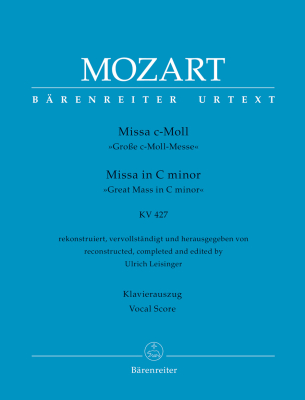Baerenreiter Verlag - Missa en do mineur, K.427Grande Messe en do mineur Mozart, Holl, Khler Partition vocale Livre