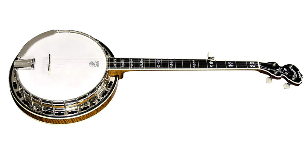 Deering Banjo Company Calico 5-String Banjo With 3 Spikes With Hardshell  Case